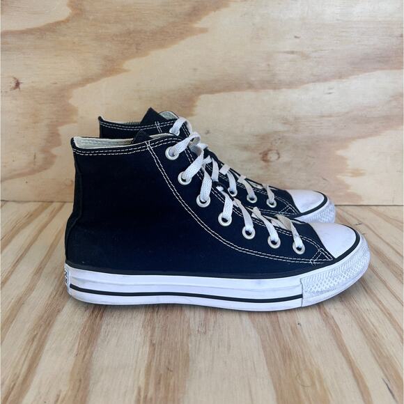 Converse All Star -Chuck Taylor Hi Top - Sneakers - Black - Women's - 7.5 -W9160 - Picture 2 of 10